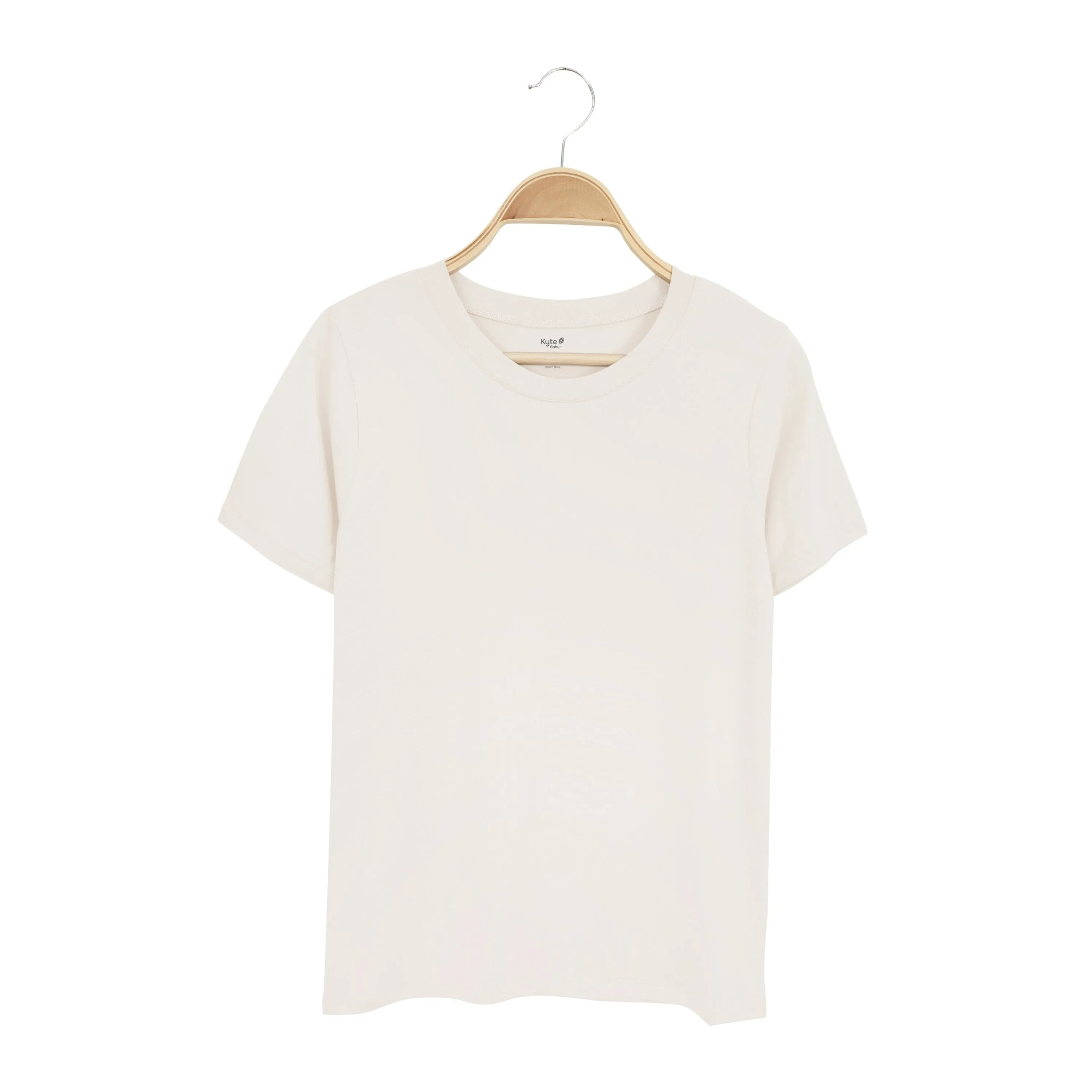 Women's Crew Neck Tee in Oat